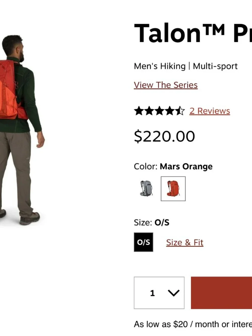 OSPREY brand new